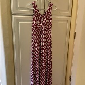 Boden  front twist maxi dress size 4P.